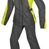 Spidi Touring Two Piece Women's Rain Suit -Motorcycle Parts spidi touring2 piece womens rain suit black fluo yellow