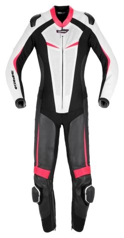 Spidi Track Perforated Pro Women's Race Suit 8 Spidi Track Perforated Pro Women's Race Suit -Motorcycle Parts spidi track lady perf pro black pink