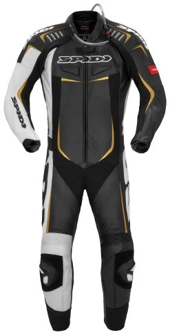 Spidi Track Wind Pro Race Suit 11 Spidi Track Wind Pro Race Suit -Motorcycle Parts spidi track wind pro suit blk wht gold black gold