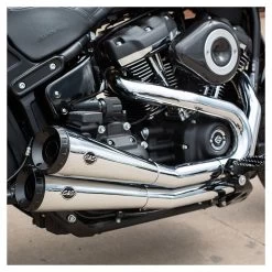 S&S Cycle Grand National Exhaust System For Harley Softail 2018-2023 11 S&S Cycle Grand National Exhaust System For Harley Softail 2018-2023 -Motorcycle Parts ss grand national exhaust system for harley softail20182019 chrome 2
