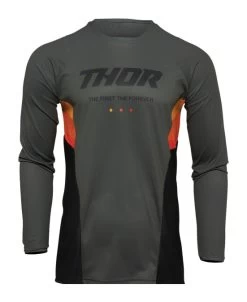 Thor Pulse React Jersey -Motorcycle Parts thor pulse react jersey army black