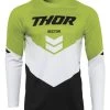 Thor Sector Chevron Jersey 2 Thor Sector Chevron Jersey -Motorcycle Parts thor sector chevron jersey black green white