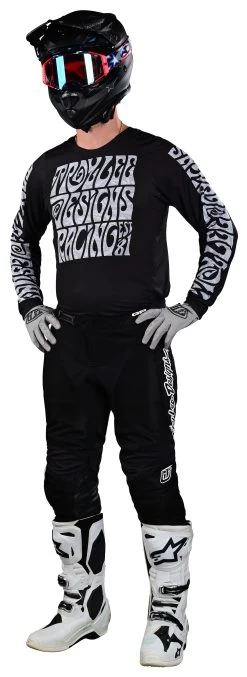 Troy Lee Designs Troy Lee GP Pro Air Manic Monday Jersey -Motorcycle Parts troy lee gp pro air manic monday jersey black 2