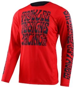 Troy Lee Designs Troy Lee GP Pro Air Manic Monday Jersey -Motorcycle Parts troy lee gp pro air manic monday jersey red