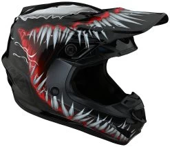 Troy Lee Designs Troy Lee SE4 Polyacrylite Venom Helmet -Motorcycle Parts troy lee se4 polyacrylite venom helmet black 2