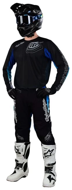 Troy Lee Designs Troy Lee SE Pro Air Richter Jersey -Motorcycle Parts troy lee se pro air richter jersey black blue 2
