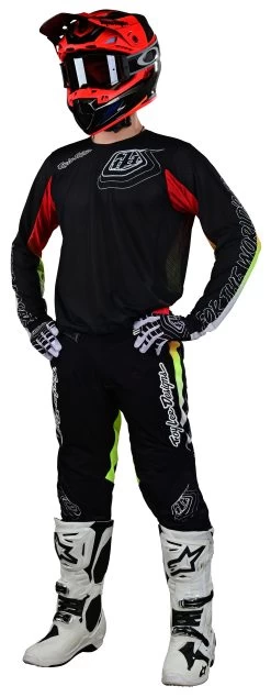 Troy Lee Designs Troy Lee SE Pro Air Richter Jersey -Motorcycle Parts troy lee se pro air richter jersey black fire 2