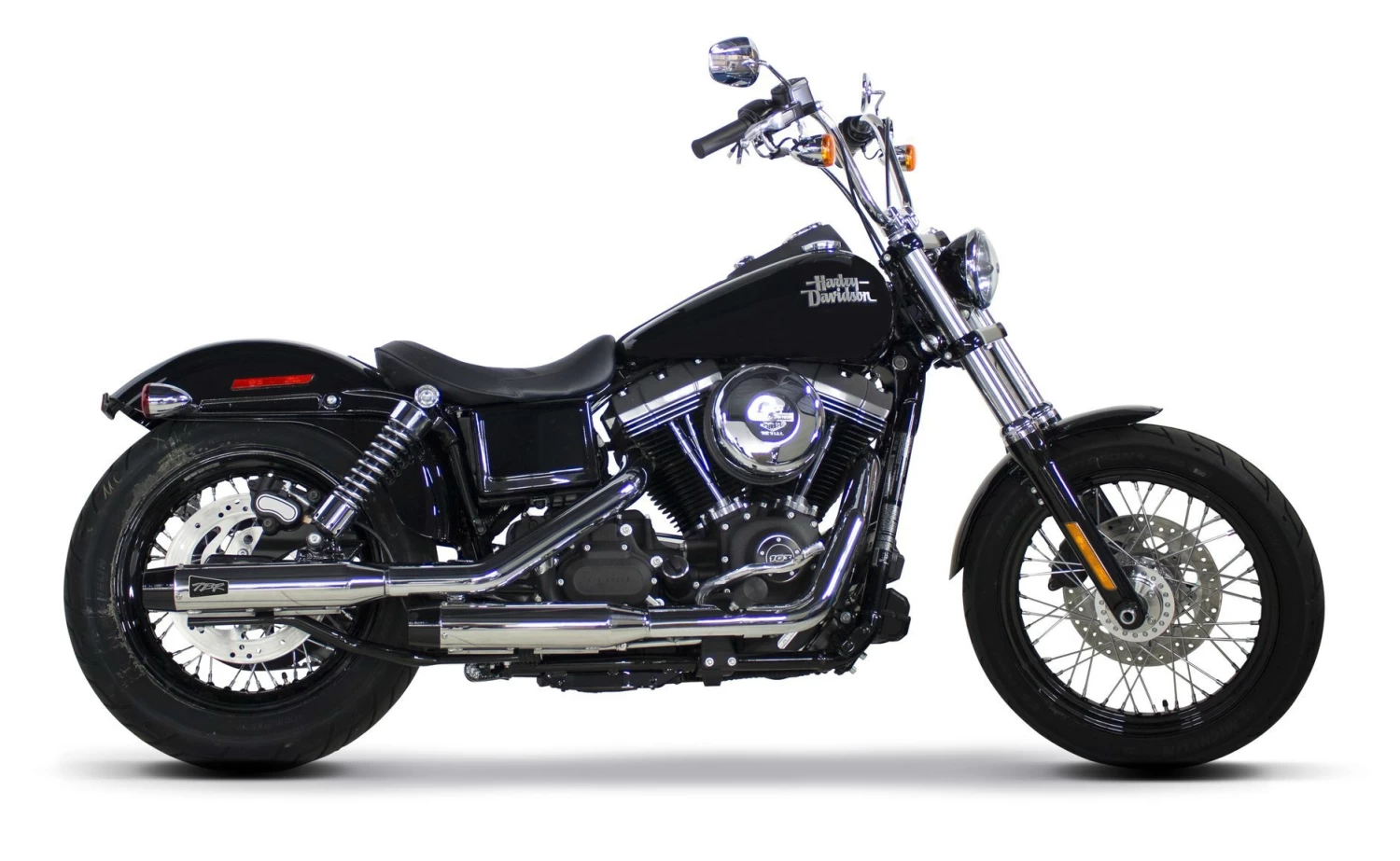 Two Brothers Shorty 3" Slip-On Mufflers For Harley 1991-2022 7 Two Brothers Shorty 3" Slip-On Mufflers For Harley 1991-2022 - Image 5