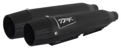 Two Brothers Shorty 3" Slip-On Mufflers For Harley 1991-2022