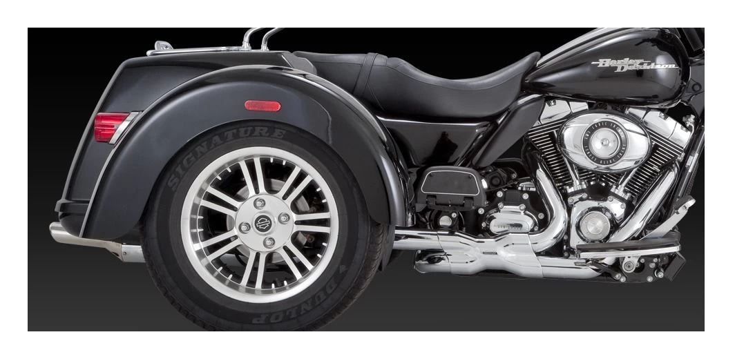 Vance & Hines Deluxe Slip-On Mufflers For Harley Trike 2009-2023 6 Vance & Hines Deluxe Slip-On Mufflers For Harley Trike 2009-2023 - Image 4