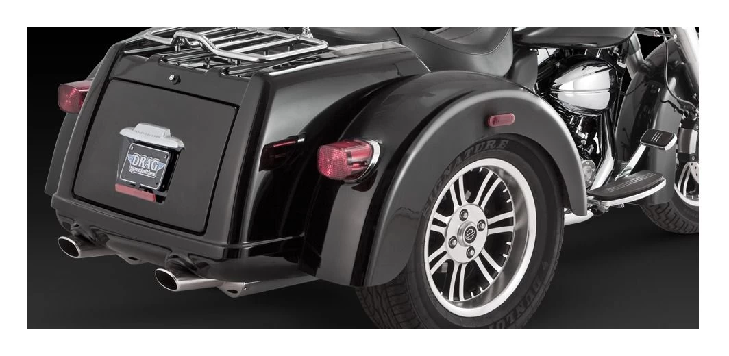 Vance & Hines Deluxe Slip-On Mufflers For Harley Trike 2009-2023 4 Vance & Hines Deluxe Slip-On Mufflers For Harley Trike 2009-2023 - Image 2